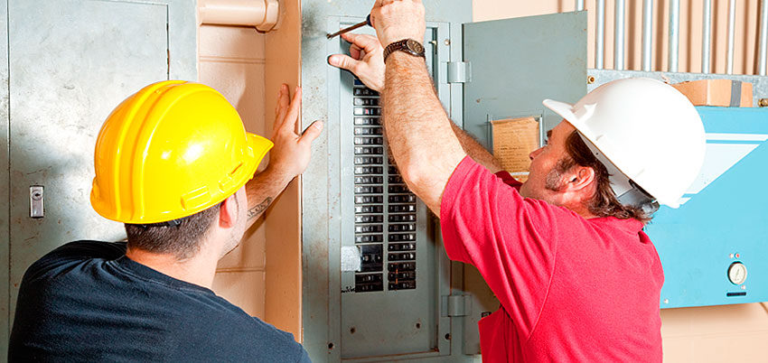 breaker boxes from an electric job