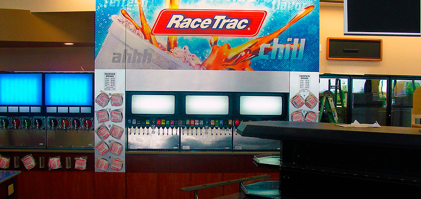 race trac gas station electrical job